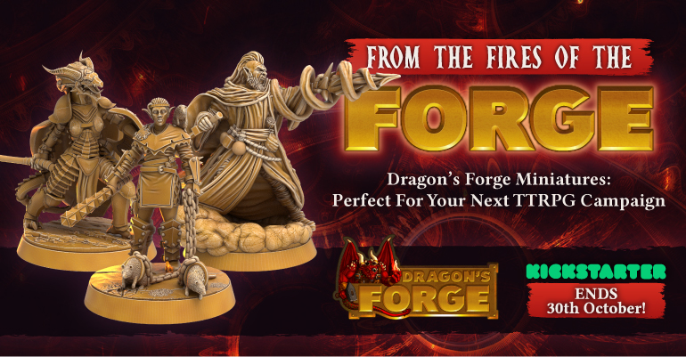 Dragon’s Forge Miniatures: Perfect For Your Next TTRPG Campaign