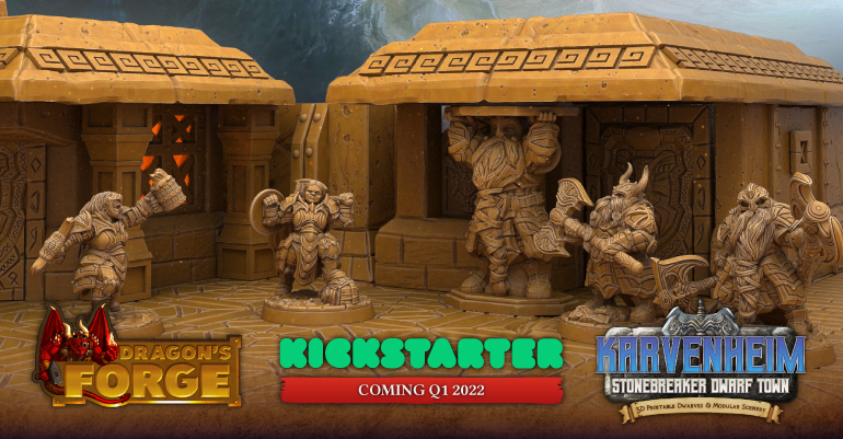 Build Your Own Dwarf Town in our New Kickstarter!