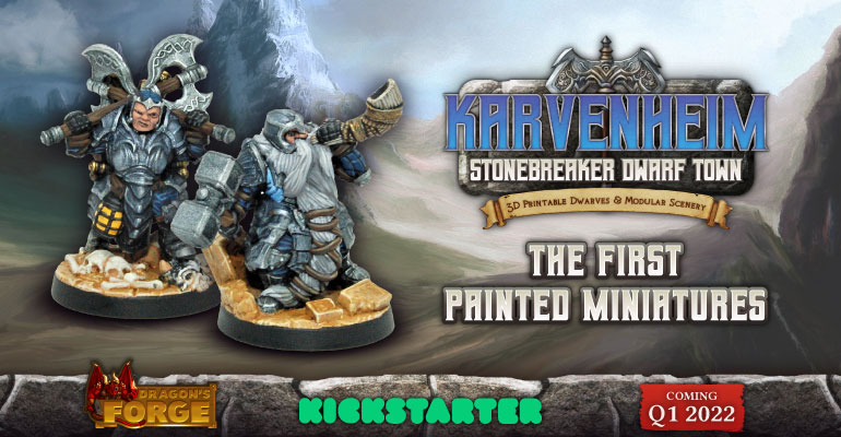 Karvenheim: Check Out The First Painted Prints!