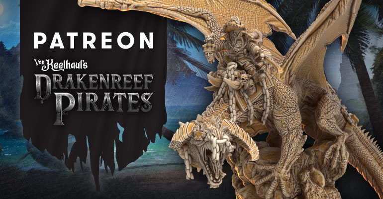 Terrorise The Seas With February’s Piratical Patreon Collection!